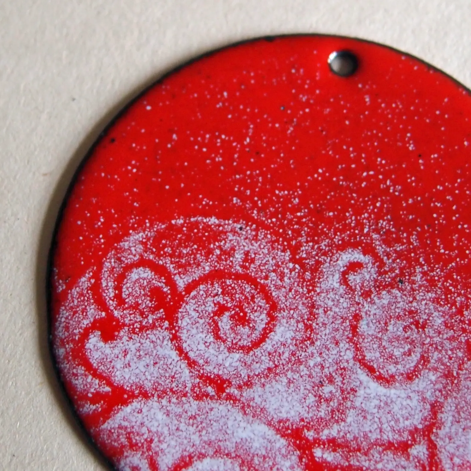 Enamelling for Christmas with artist Jill Leventon