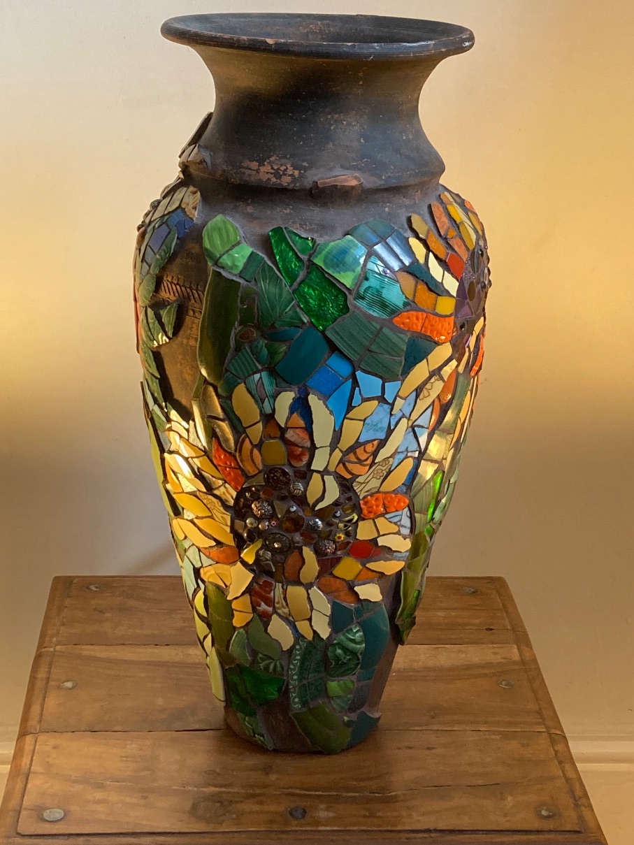 Tuscan Sunflower Urn